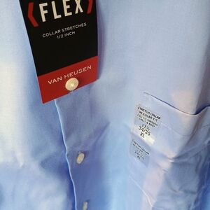 Van Heusen Men's Light Blue Dress Shirt